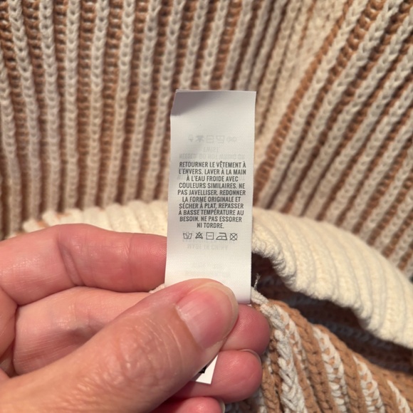 Aerie Sugar Rush Chenille Sweater in Beach Dune XS NWT - Picture 8 of 8